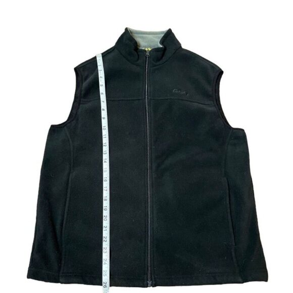 Cabela's Men's Fleece Vest Black Zipper, Pockets Size Large - Picture 3 of 7